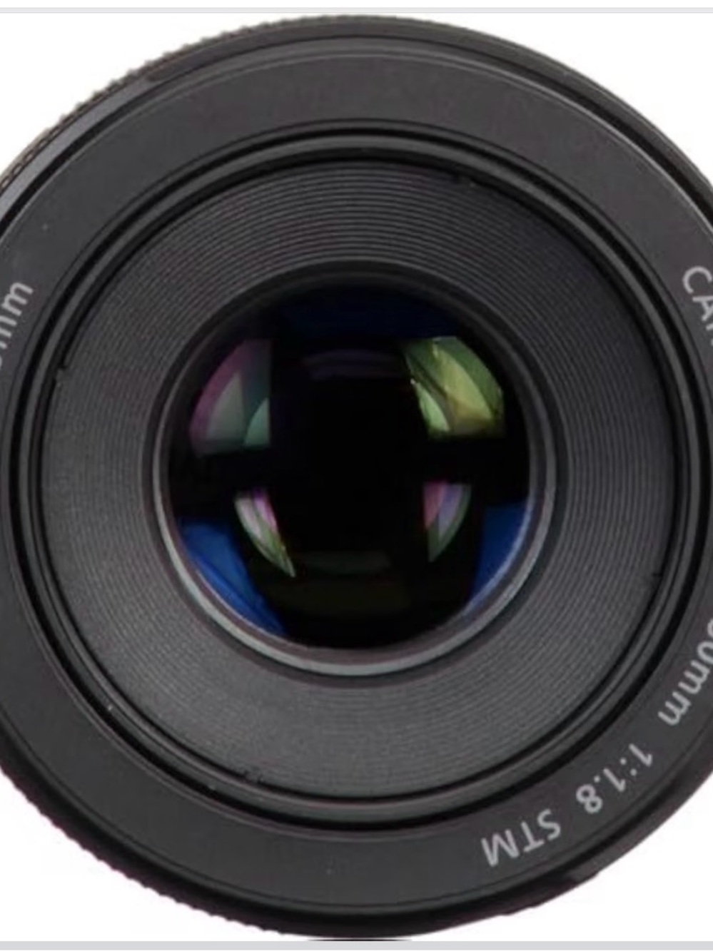 Canon EF 50mm f/1.8 STM Lens, Black, Compatible with Canon EOS DSLR Cameras